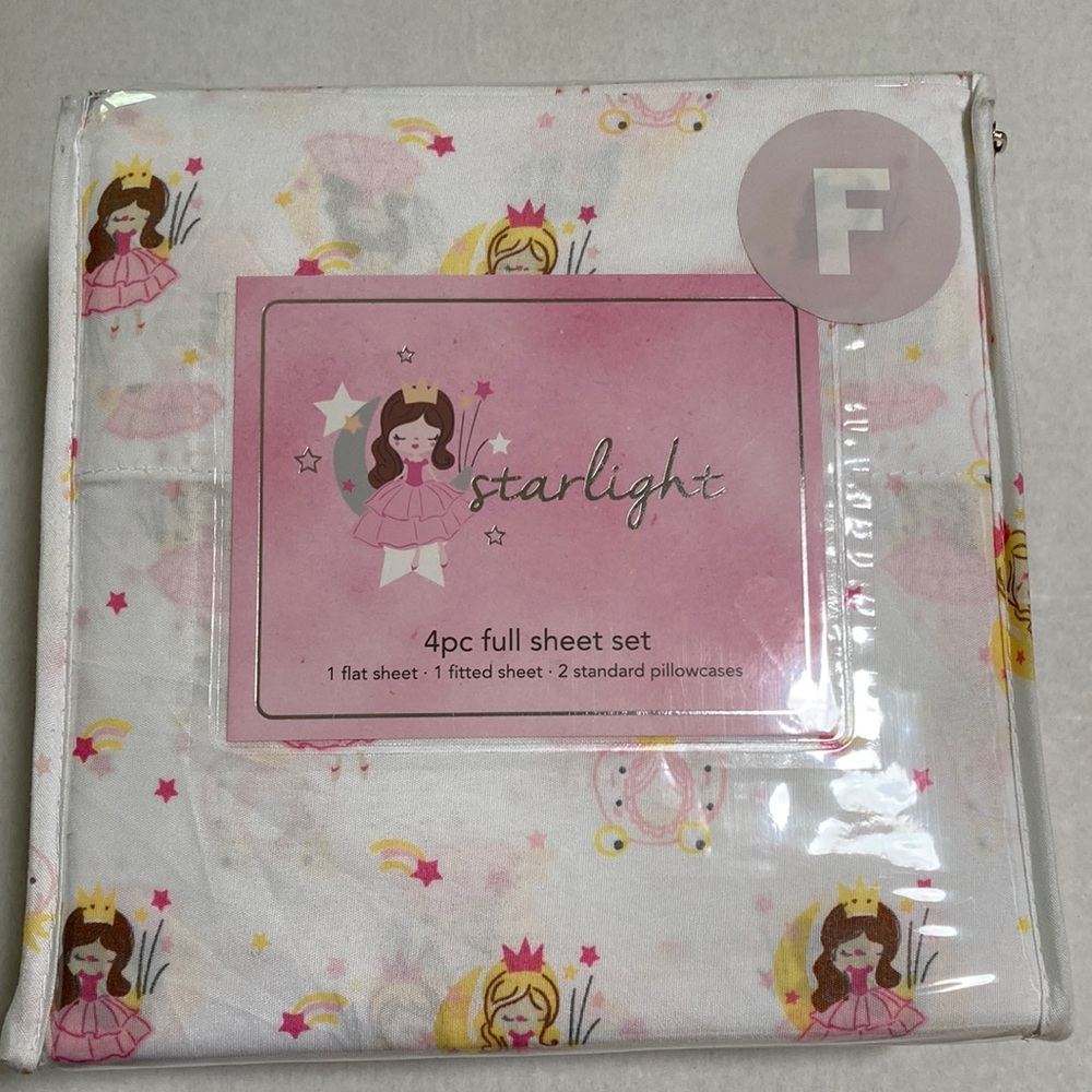 Starlight 4pc Full Sheet Set